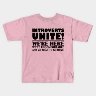 Introverts Unite Kids T-Shirt